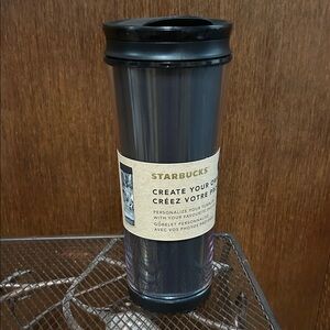 Starbucks Customizable Dark Gray Tumbler